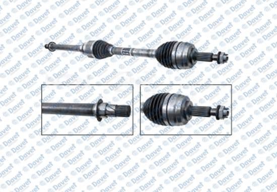 SNR-DK55278 Aks Komple Sag Megane E-Tech